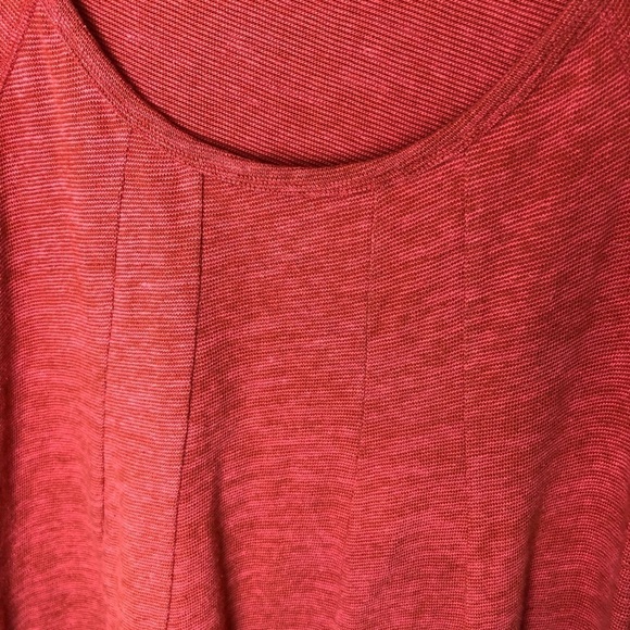 Anthropologie Deletta Orange Pathed Seams Blouse​​​​​​ - Picture 5 of 7